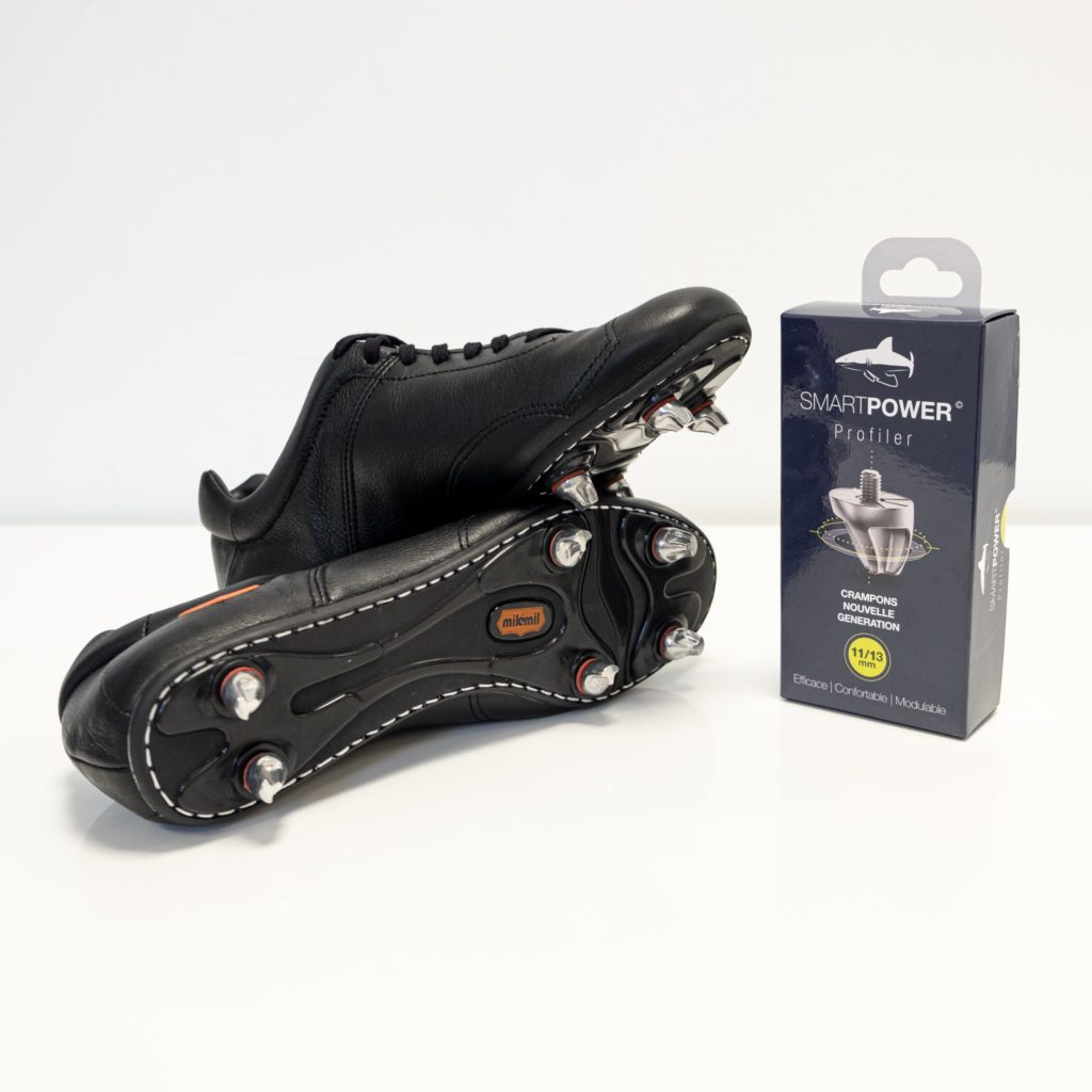 Crampons Noir Foot ou Rugby - Crampons vissés - Modèle Infatigable