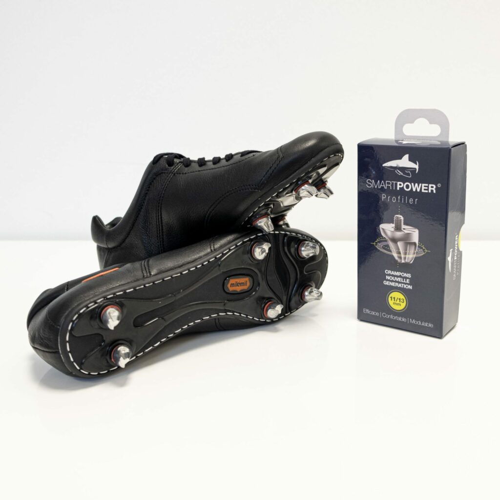Crampons Noir Foot ou Rugby - Crampons vissés - Modèle Infatigable