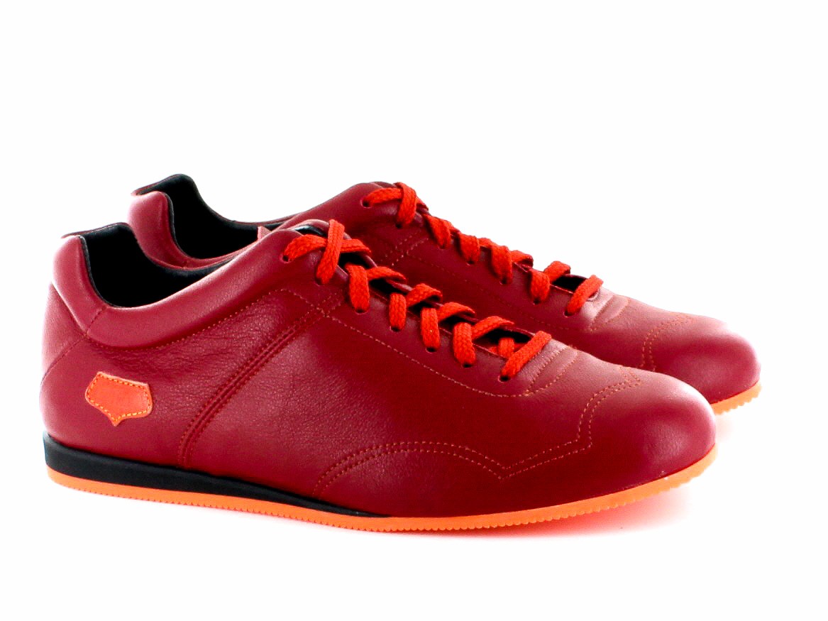 basket semelle rouge homme