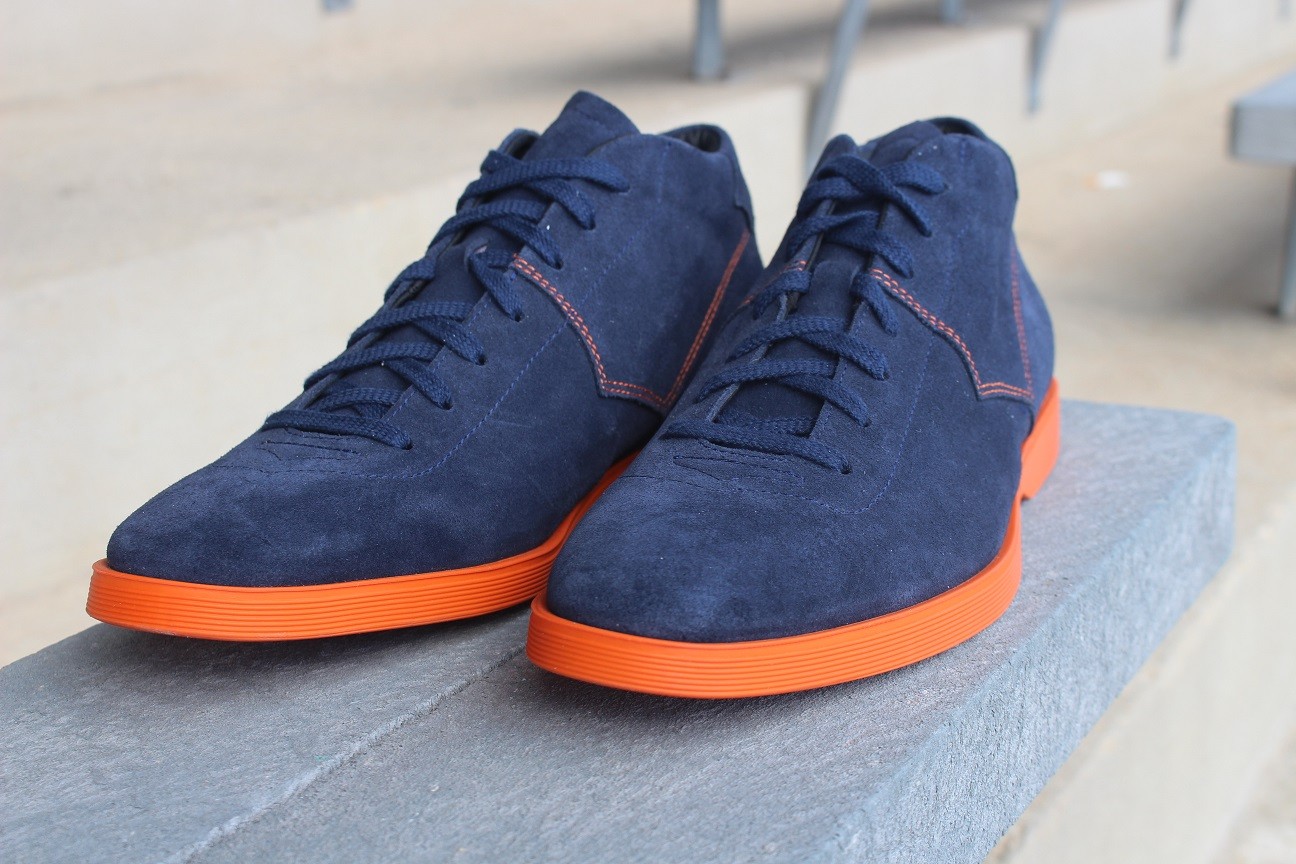 CHAUSSURES DE VILLE ENJEU Homme VELOURS BLEU