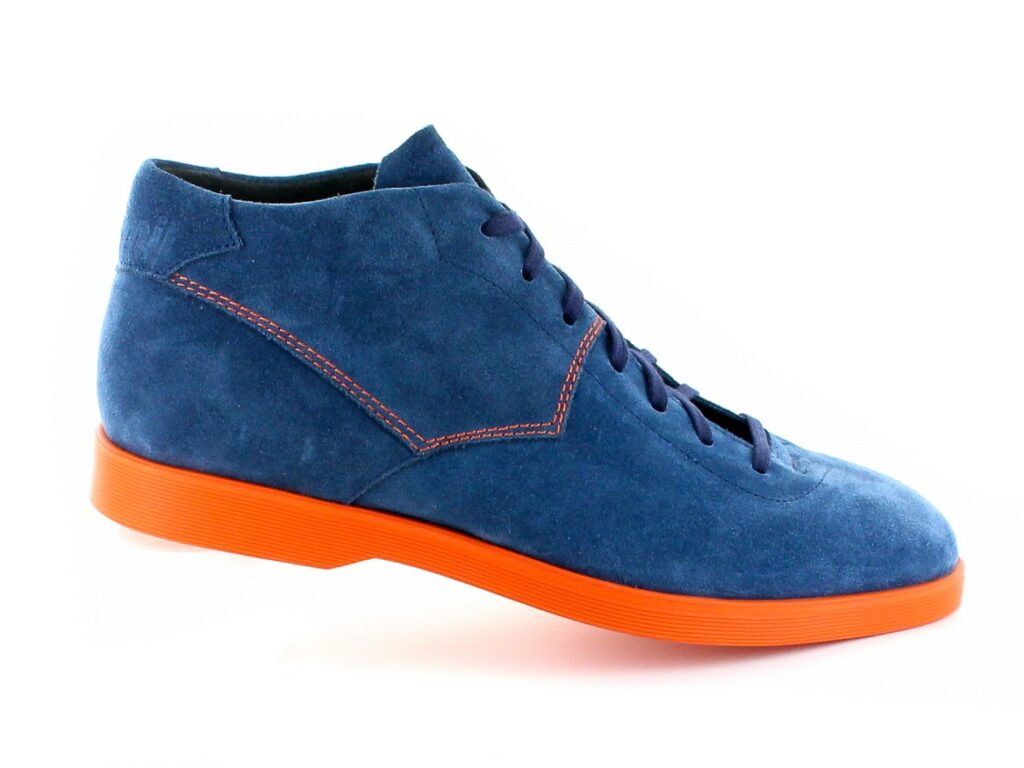 CHAUSSURES DE VILLE ENJEU Homme VELOURS BLEU