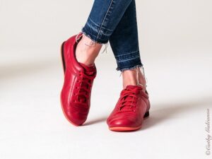 chaussure rouge femme