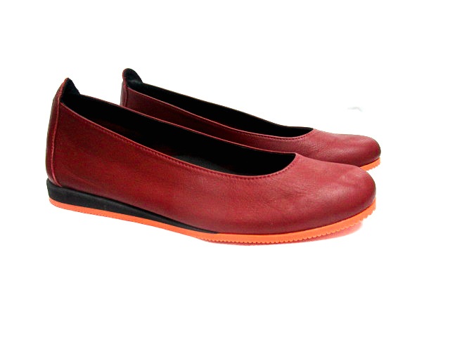 ballerine orange homme
