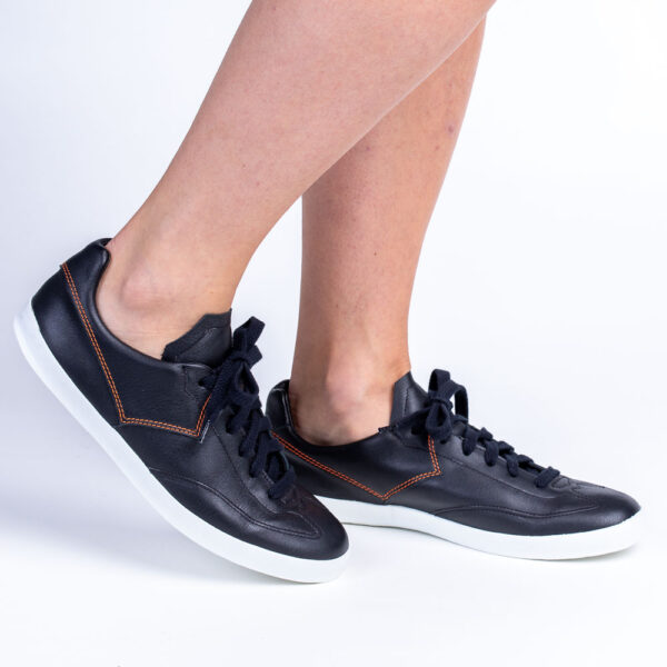 sneaker cuir noir