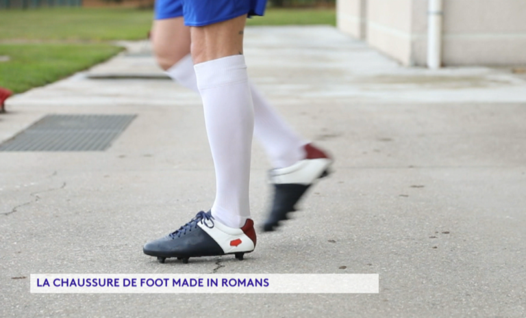 chaussure de foot made in romans telematin stade