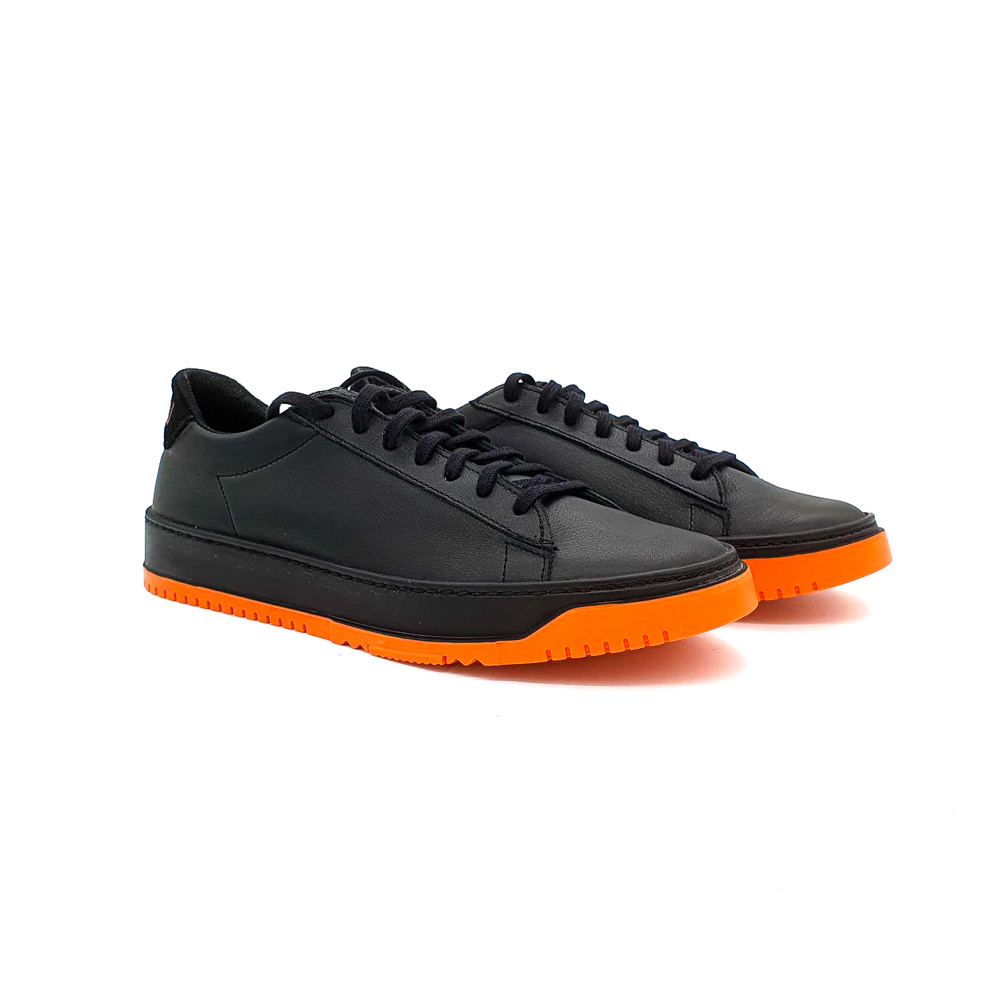 Sneakers cuir noir