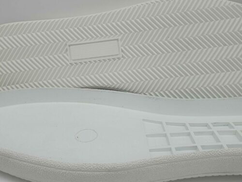 Semelles pour chaussures en caoutchouc blanc