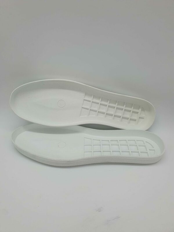 Semelles pour chaussures en caoutchouc blanc – Image 3