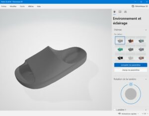 MODELISATION 3D chaussure